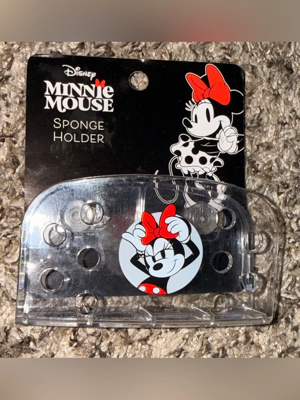 Disney Mickey and Minnie Mouse - Kitchen Set, Sponge Holder, Spatula, Towel